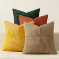MIULEE Green Rust Throw Pillow Covers 20x20 in Set of 4 - Soft