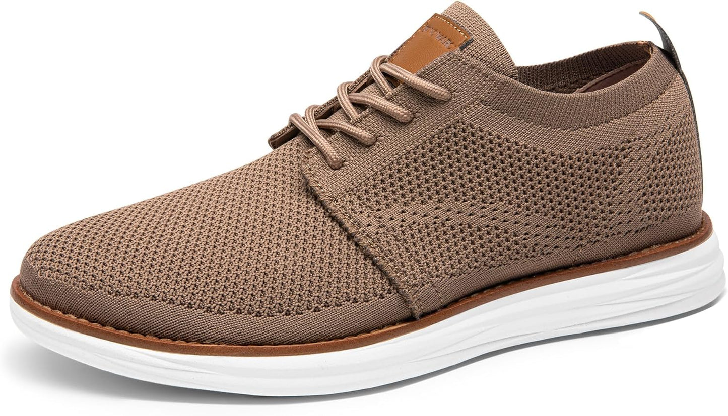 Bruno Marc Men's KnitFlex Breeze Mesh Sneakers for Summer Comfort