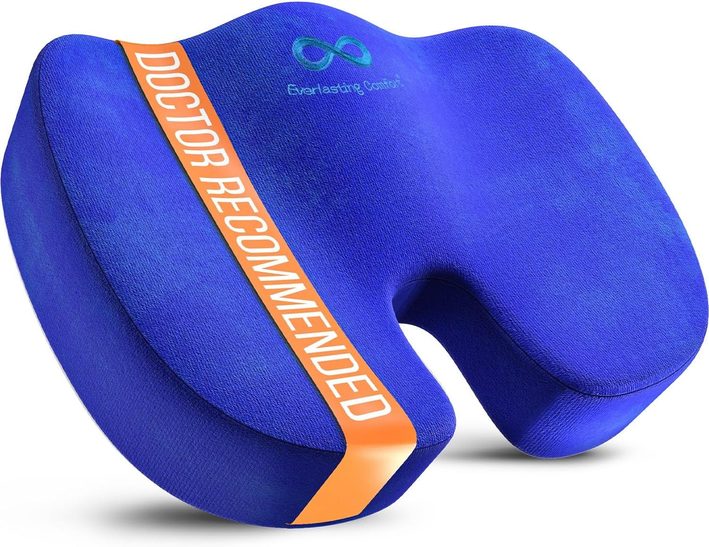 Everlasting Comfort Memory Foam Seat Cushion for Pain Relief
