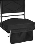 Adjustable Stadium Seats with Back Support - 4-Position Recliner