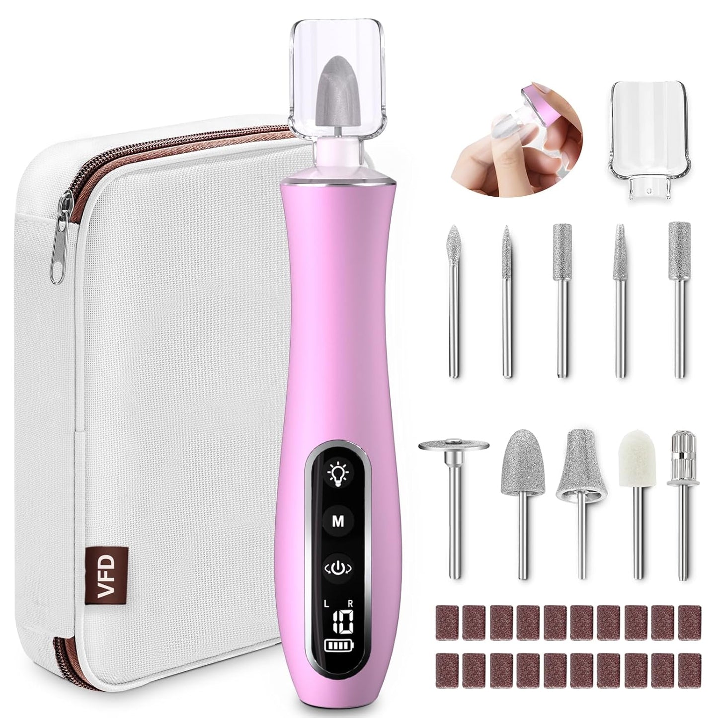 Electric Nail File Drill for Professional Nail Care at Home