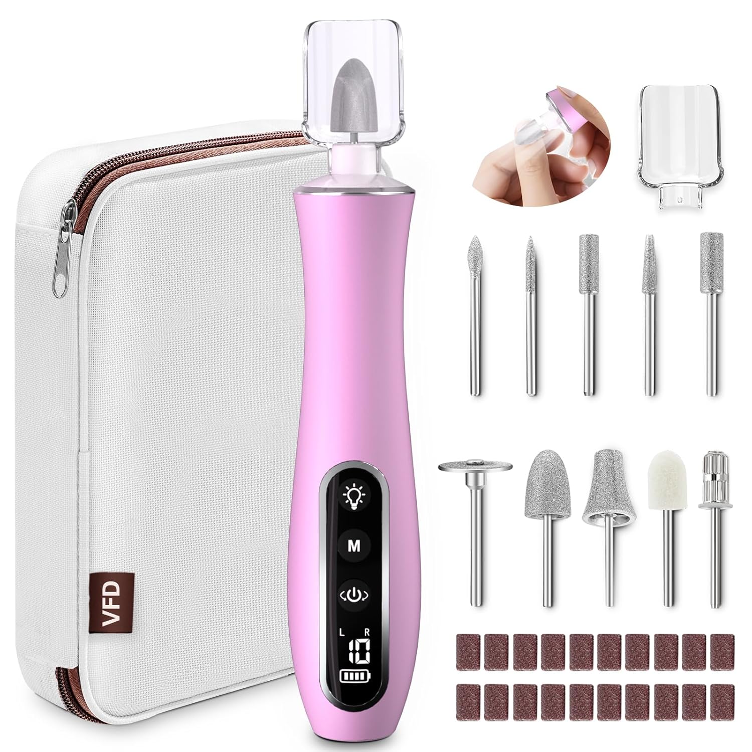 Electric Nail File Drill for Professional Nail Care at Home