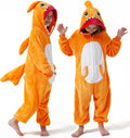 Kids Halloween Onesie Costume Shark - Flannel Plush One-Piece PJs