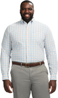 Big and Tall Long Sleeve Performance Shirt from IZOD for Comfort