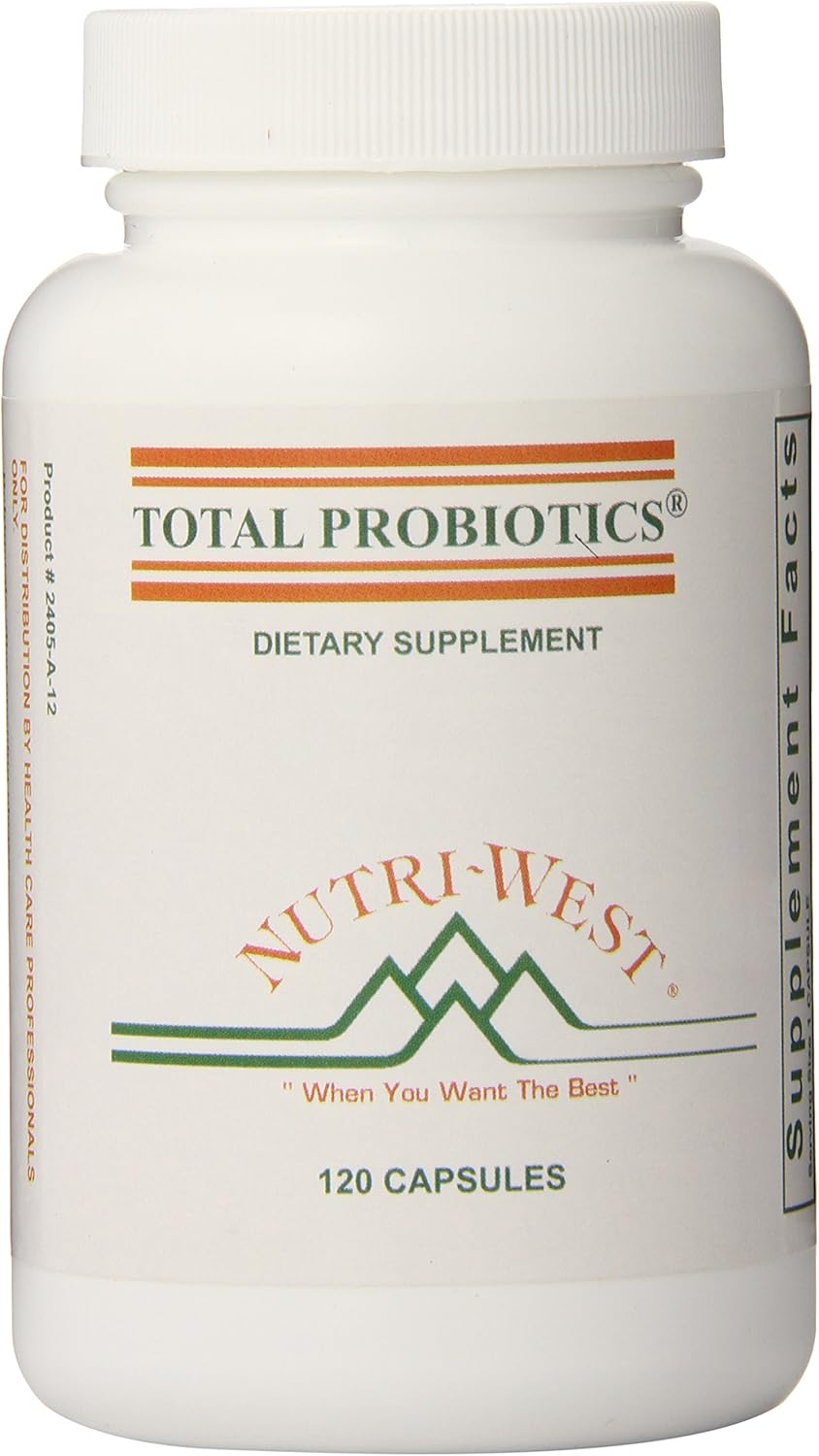 Nutri-West Total Probiotics 120 Capsules for Gut Health