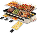 Electric Indoor Grill 2 in 1 Smokeless Grill - Large Non-Stick Plate