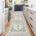 Boho Vintage Hallway Runner Rug 2ft x 8ft Soft Washable Carpet