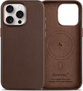 Belemay iPhone 13 Pro Max Leather Case - Slim Tumbled Leather