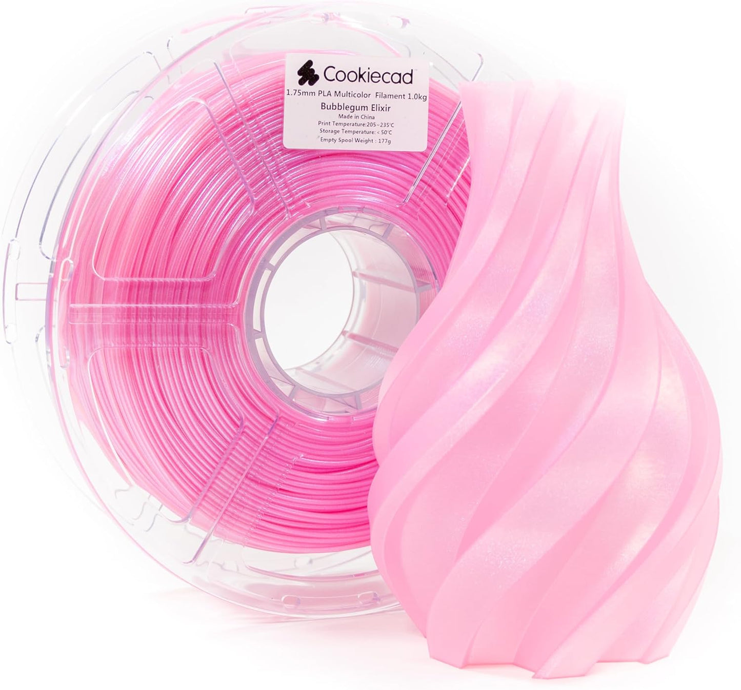 Iridescent Glitter PLA Filament 1.75mm for Stunning Prints