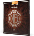 D'Addario Nickel Bronze Acoustic Guitar Strings 12-56 - Clear, Focused