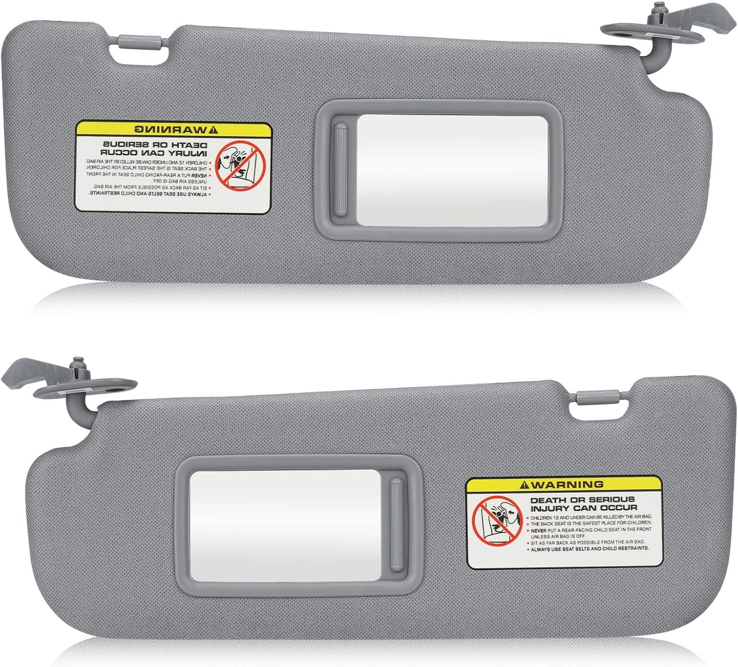 Left & Right Sun Visor Replacement for 2011-2015 Hyundai Elantra
