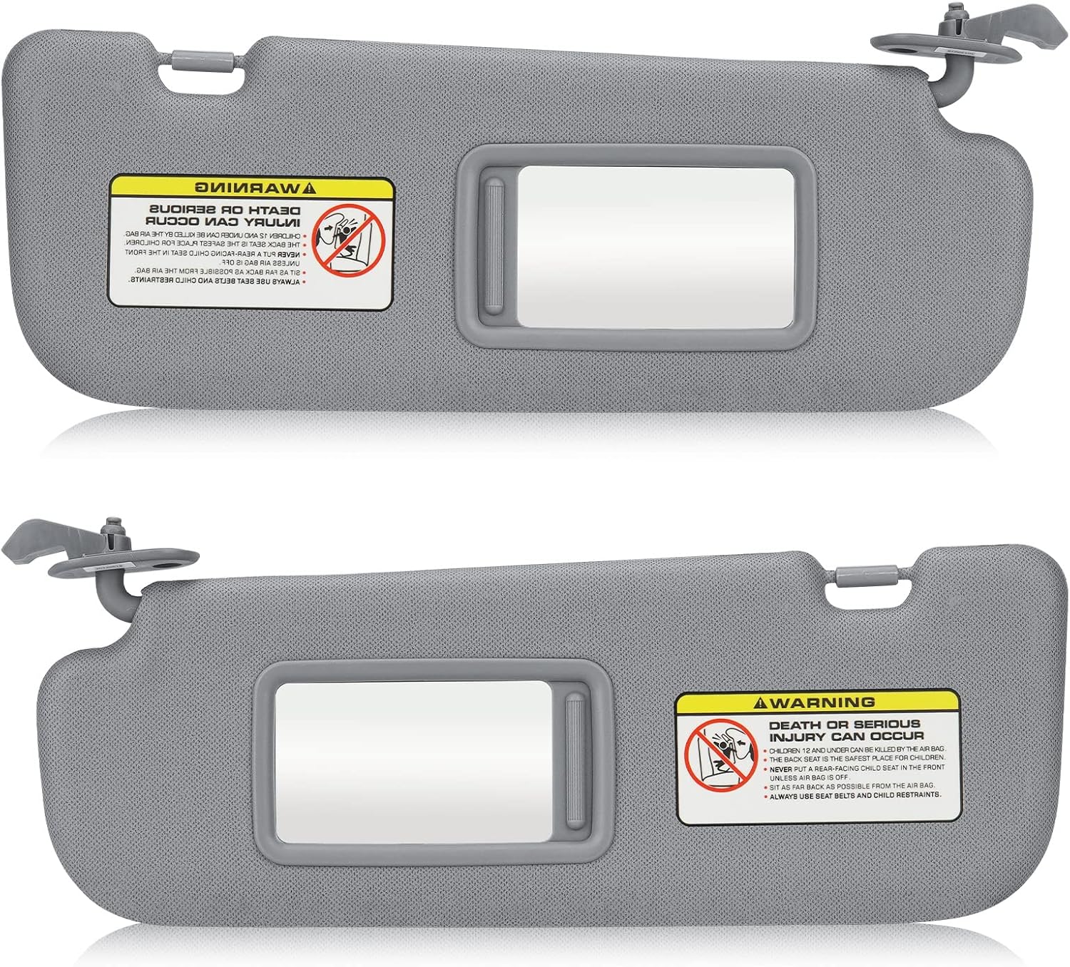 Left & Right Sun Visor Replacement for 2011-2015 Hyundai Elantra