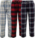 Andrew Scott Men's Cotton Flannel Fleece Pajama Lounge Pants