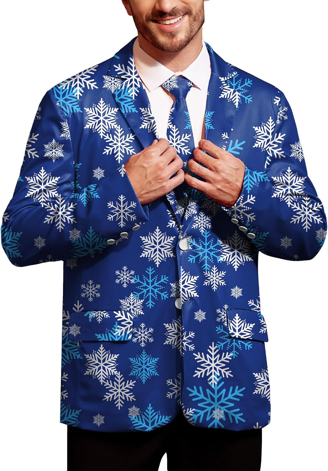 Arvilhill Men's Christmas Blazer - Ugly X-Mas Festive Jacket
