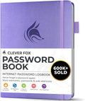 Clever Fox Password Book with Alphabetical Tabs - Pocket Password