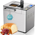 EUHOMY 25-in-1 Bread Maker 2LB - Customizable Loaves & Dispensers