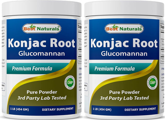 Best Naturals Konjac Glucomannan Root 2 Pack for Health