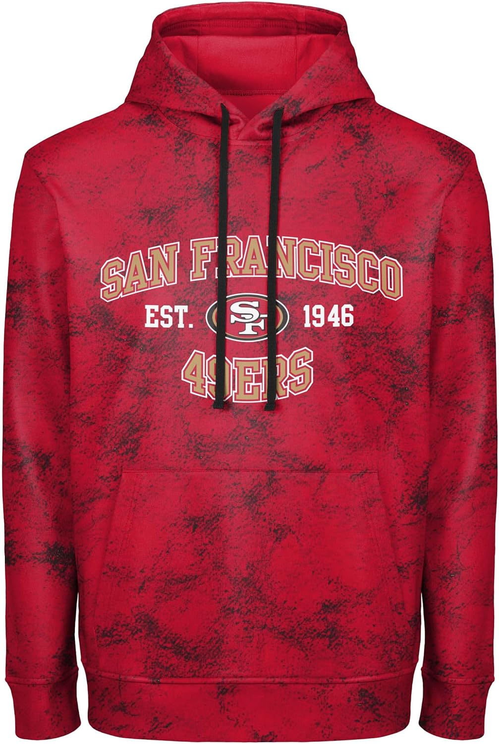 NFL Men's Camo Performance Throwback Hoodie for 49ers Fans