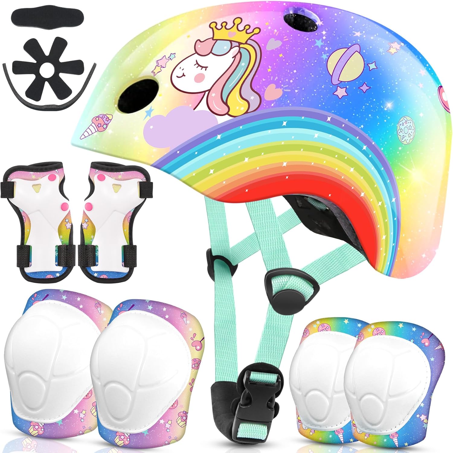 Vvinca Kids Helmet & Pads Set - Safety Gear for Toddlers!