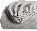 Bare Home Super Soft Fleece Fitted Sheet Split Head Flex King - Cozy