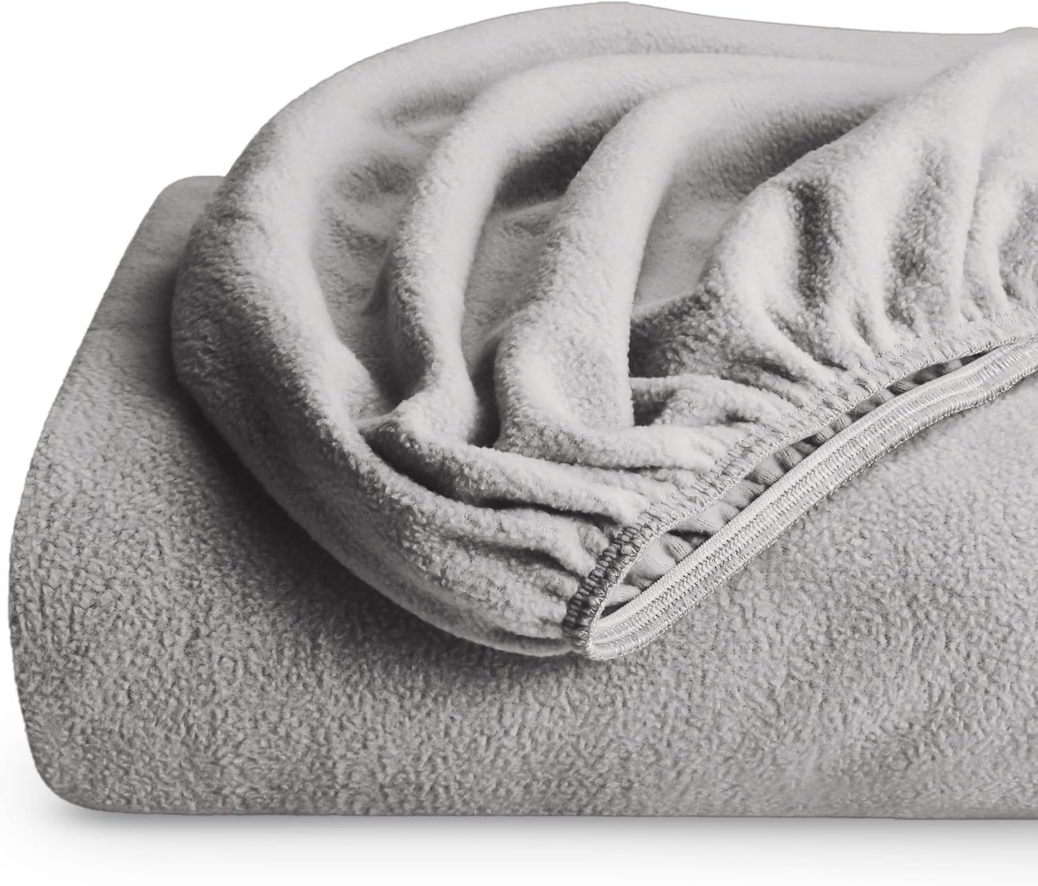 Bare Home Super Soft Fleece Fitted Sheet for Cozy Comfort