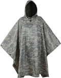 USGI Military Style Poncho Multi Use Rip-Stop Camouflage - Durable