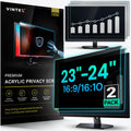 Universal 23-24 in Privacy Screen Filter 2 Pack - Widescreen Monitor