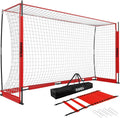 Portable Soccer Goal with Metal Base and Carry Bag - Quick Setup