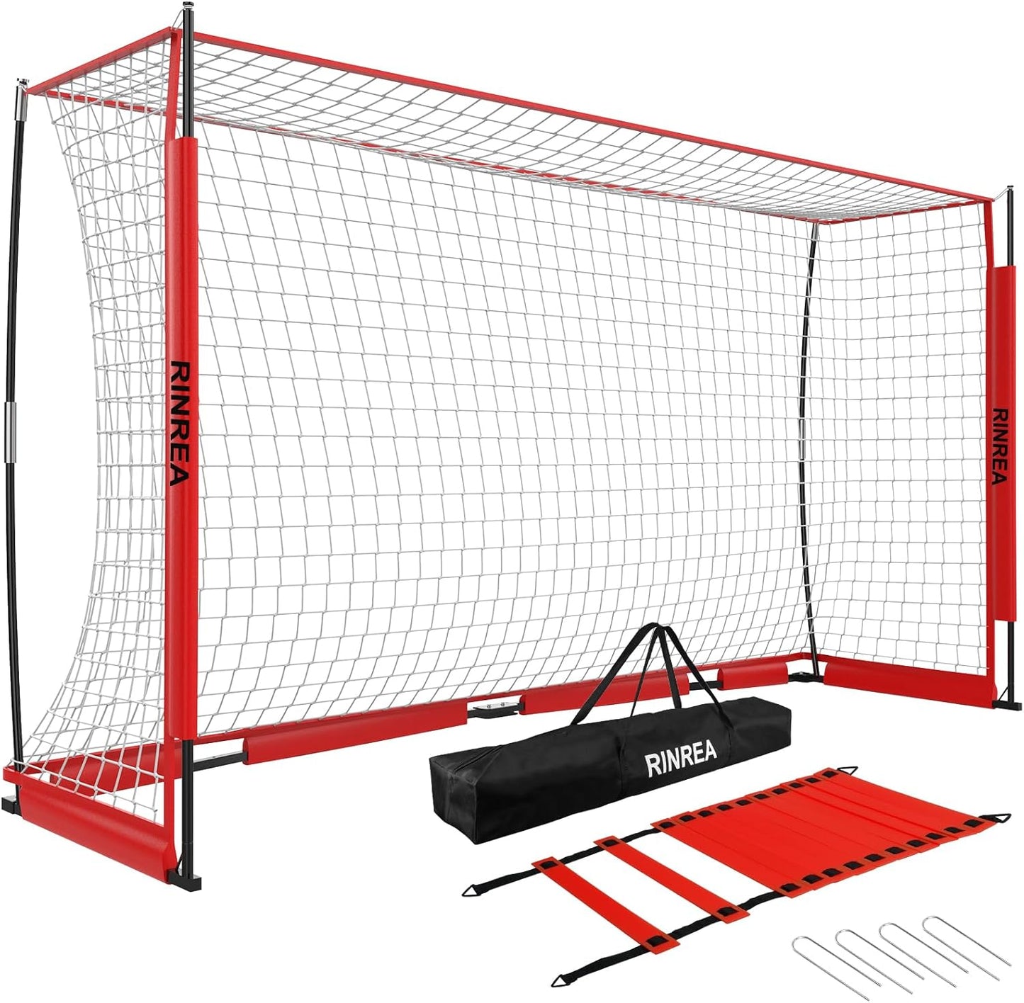 Portable Soccer Goal with Quick Setup and Durable Metal Base