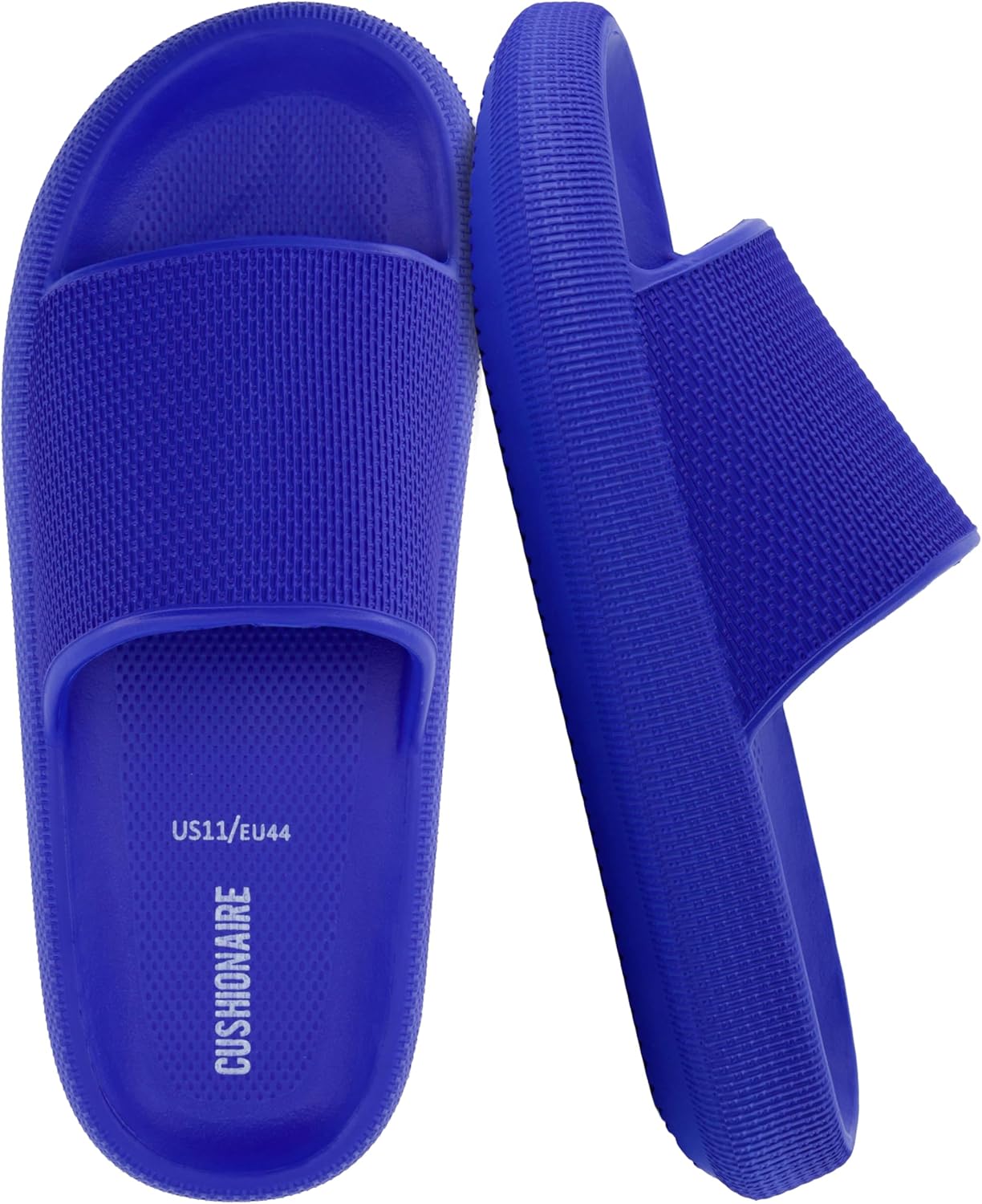 CUSHIONAIRE Feather EVA Mens Sandals for Ultimate Comfort