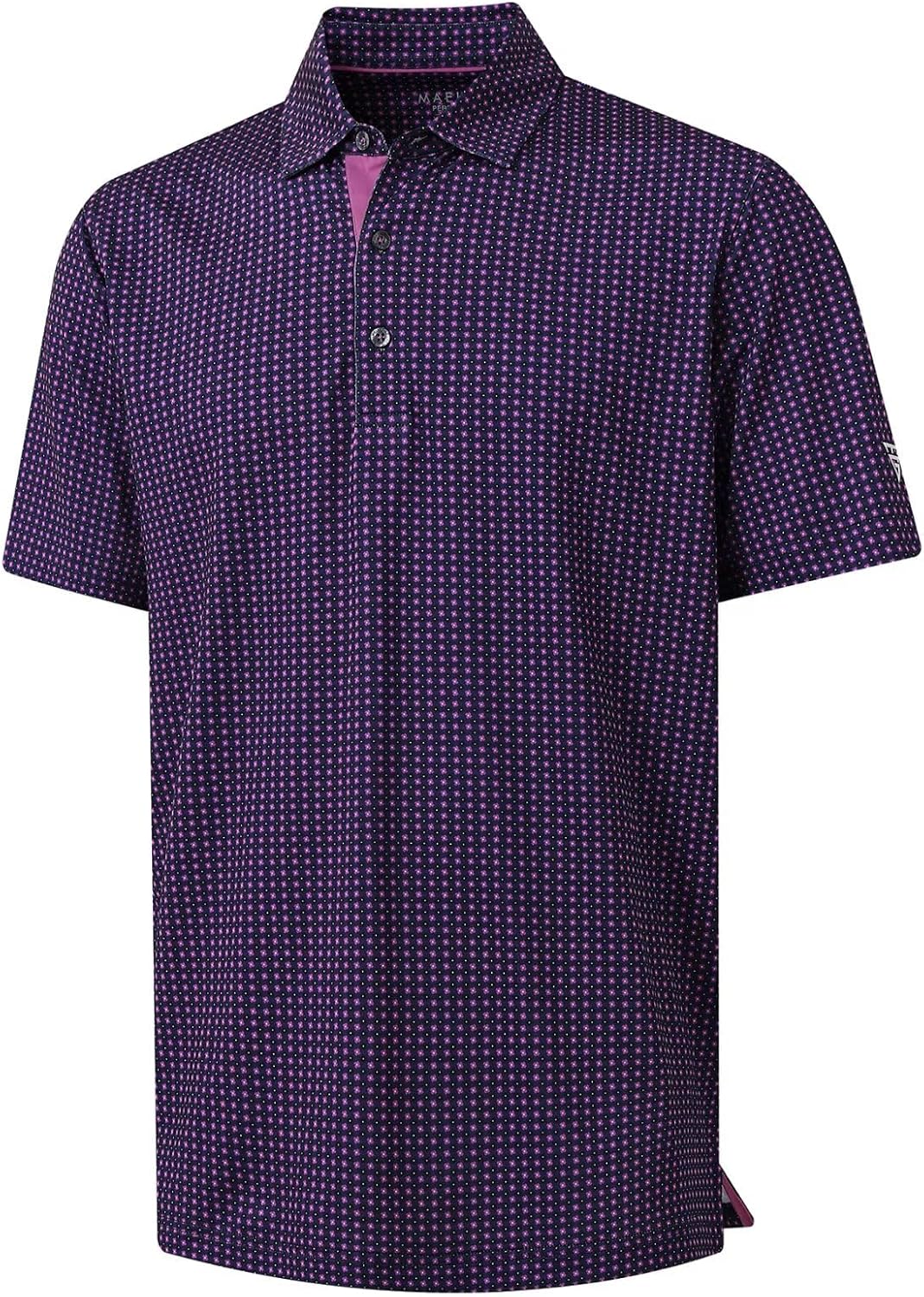 M MAELREG Mens Golf Shirt Short Sleeve Dry Fit Performance Polo