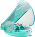 Special Edition Green Baby Swim Float with Canopy - 360 Protection