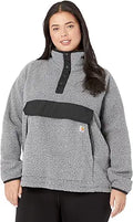 Carhartt Women's Plus Relaxed Fit Fleece Pullover for Comfort