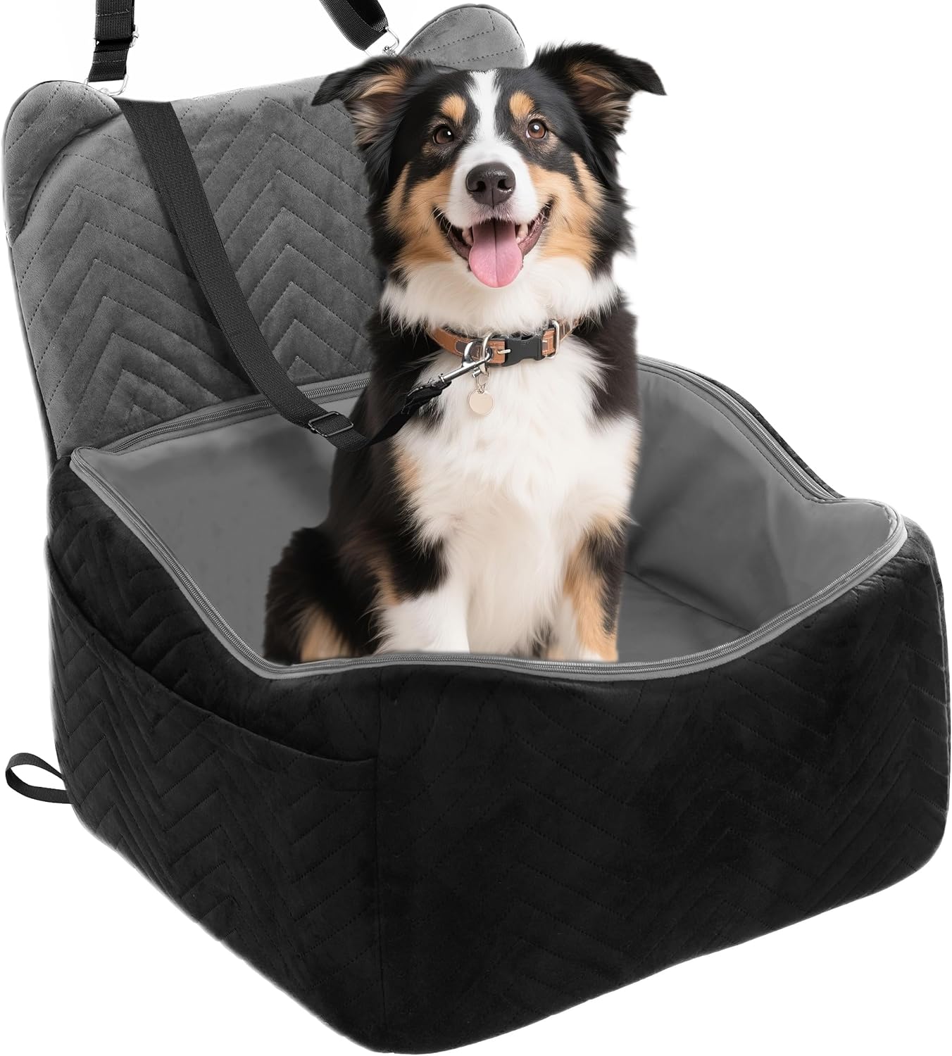 Dog Car Seat for Small Medium Dogs with Waterproof Cover