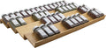 Bamboo Spice Rack Drawer Organizer 8-Piece Set - Neat Drawer Storage