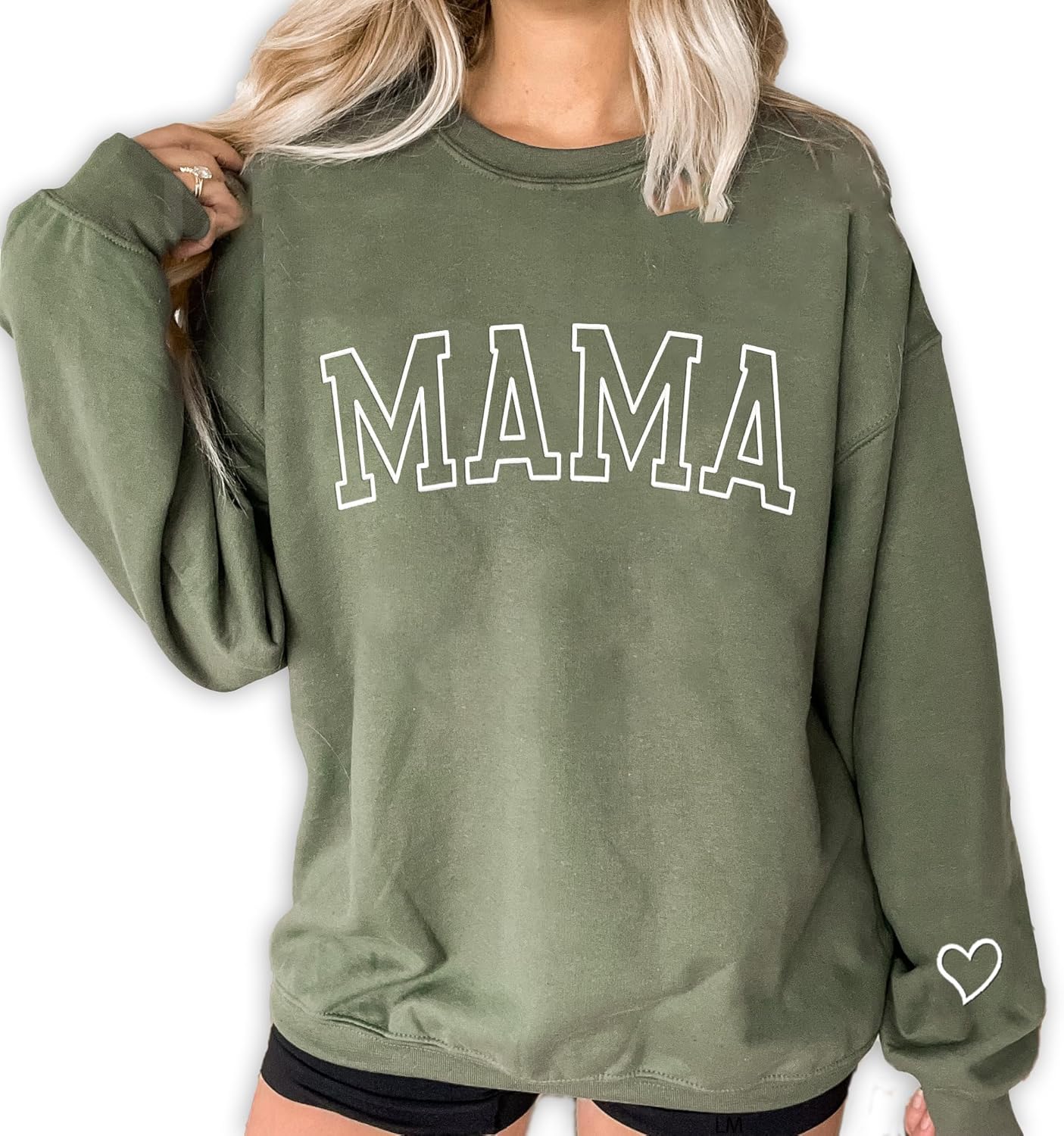 NAZENTI Embroidered Mama Sweatshirt - Perfect Mom Gift