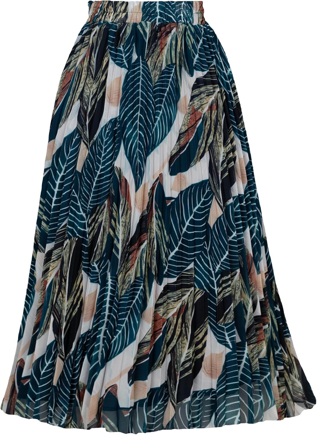 GOOBGS Women's Pleated A-Line High Waist Midi Skirt Review