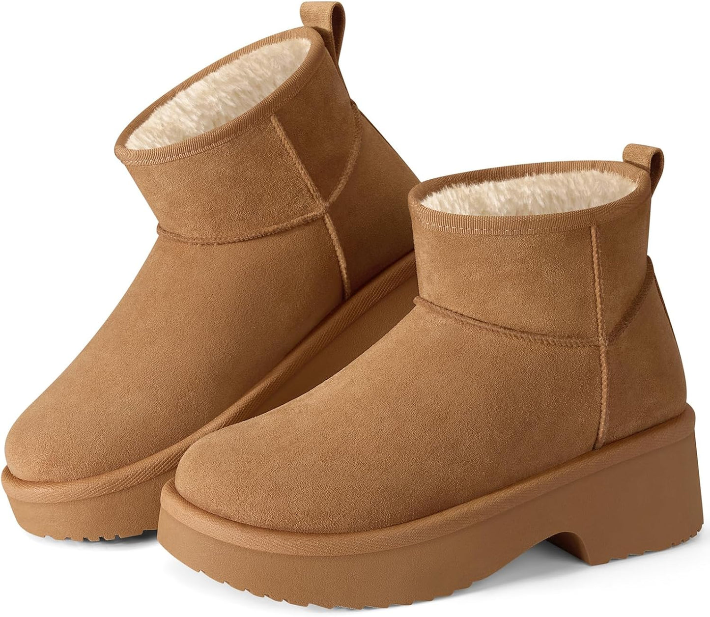 SHIBEVER Winter Ankle Boots for Women - Comfortable & Stylish
