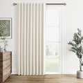 Guken Cream Linen Blackout Curtains 60 in x 84 in - Full Room