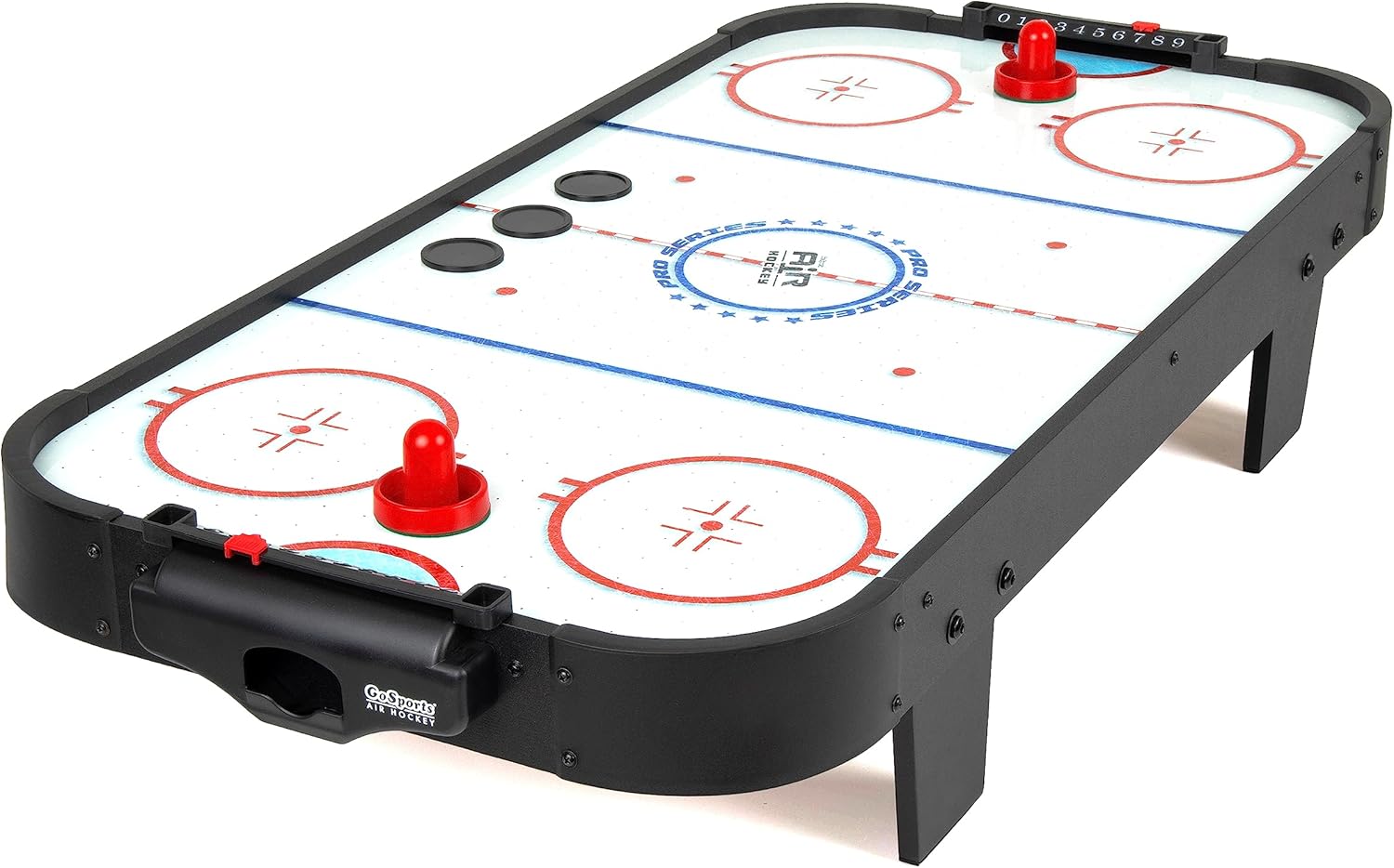 GoSports 40 Inch Table Top Air Hockey Game for Kids - Fun Play
