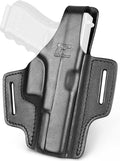 OWB Thumb Break Leather Holster for Colt 1911 and Glock Models - Right