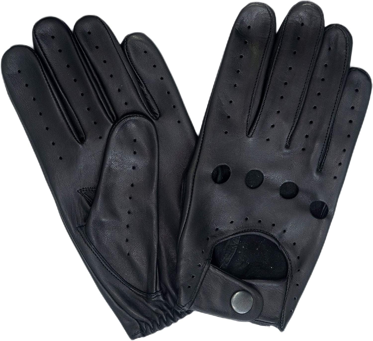 M&H Since 1978 Men's Leather Driving Gloves