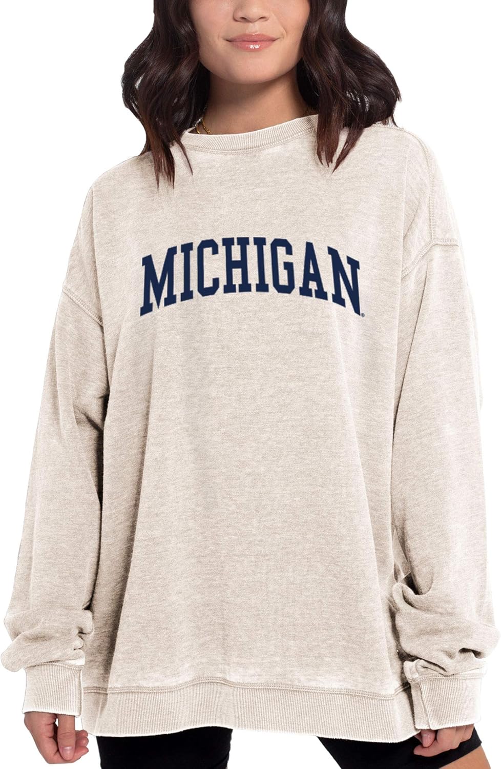 Chicka-D NCAA Womens Burnout Fleece Pullover for Gamers