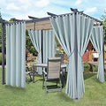 Waterproof Indoor/Outdoor Blackout Curtains 52 x 120 in - Thermal