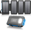 Solar Power Bank 38800mAh with 4 Solar Panels - Rugged Outdoor Charger