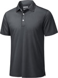 Mens Golf Shirt Dry Fit Polo - Breathable Performance (Style HTW1)