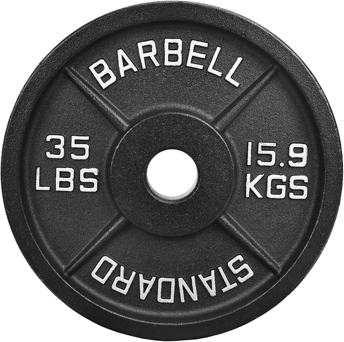 2-Inch Olympic Cast Iron Weight Plate for Strength Training