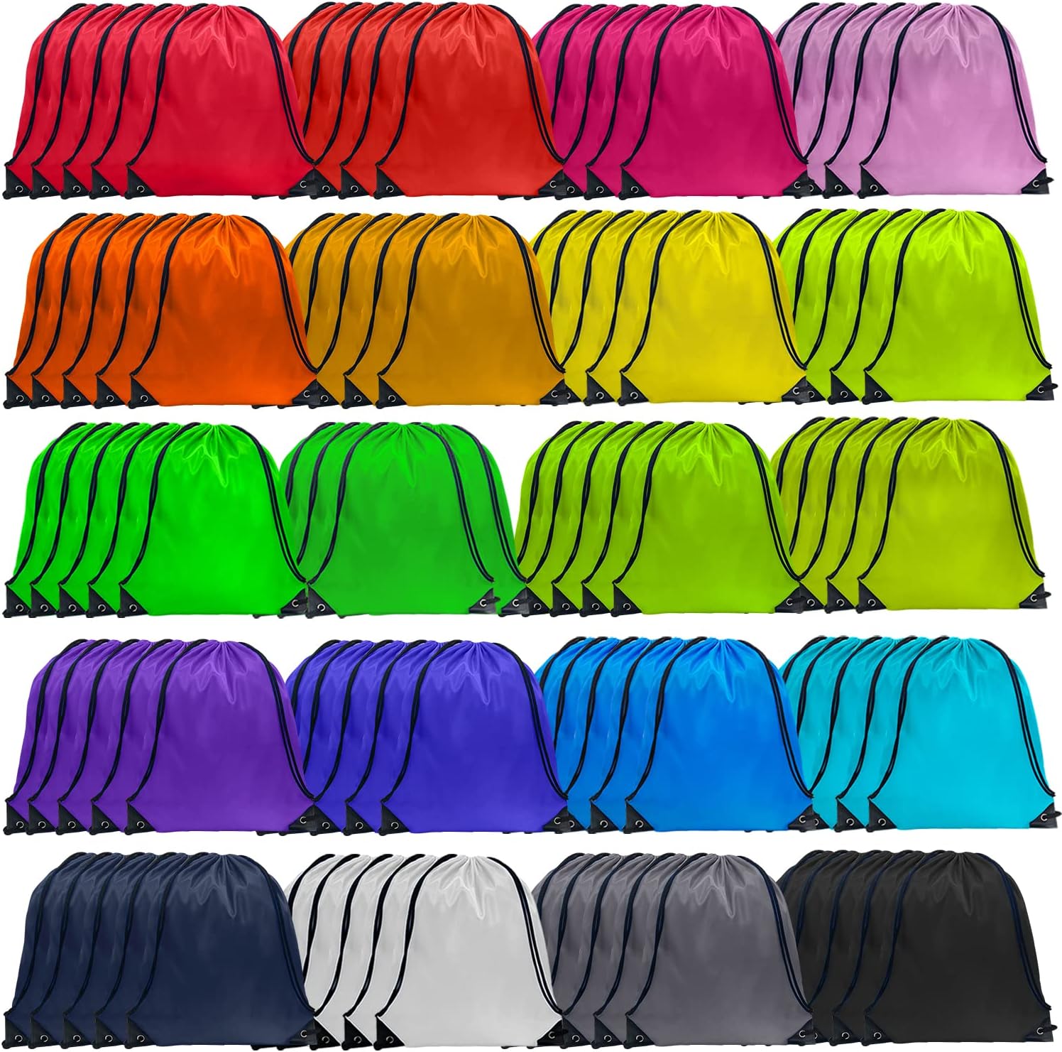 GoodtoU Drawstring Backpack - Versatile 11.4L Nylon Bags
