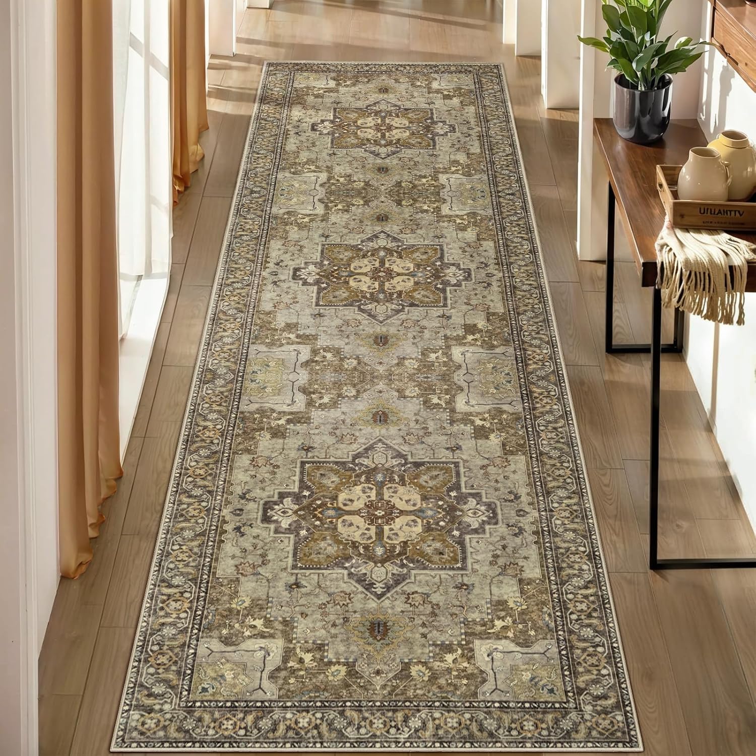 Ciicool Washable Runners Area Rug for Hallways, Ultra Soft