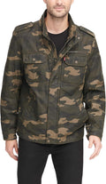 Levi's mens Washed Cotton Military Jacket - Rugged Everyday Layer